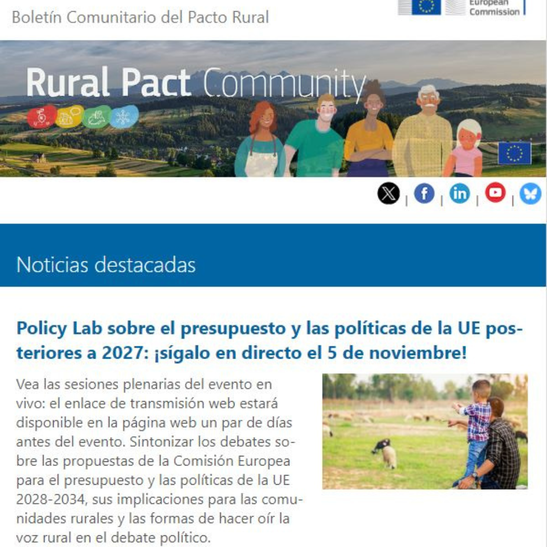 Boletín octubre del Pacto Rural Europeo