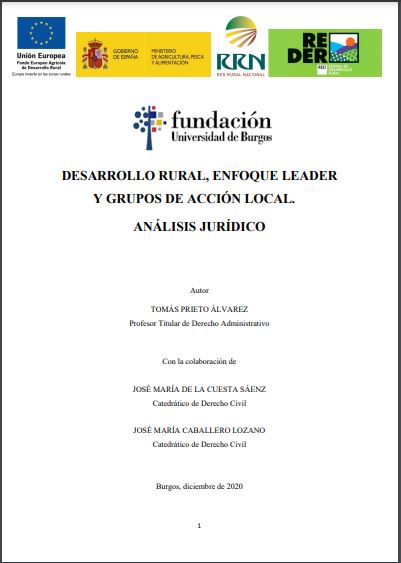 Desarrollo rural. Enfoque leader y grupos de acción local. Análisis jurídico