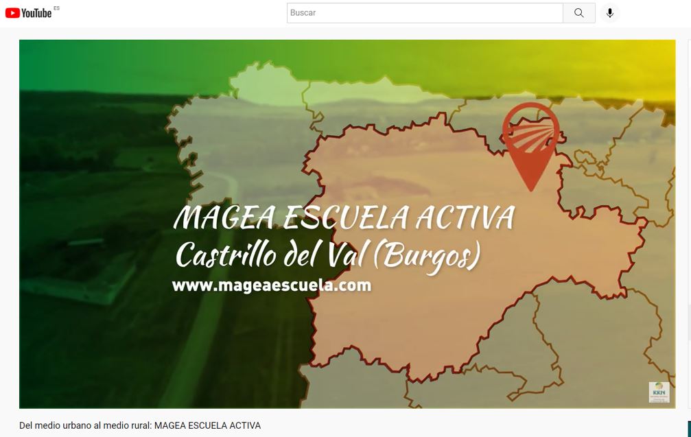 Del medio urbano al medio rural: MAGEA ESCUELA ACTIVA