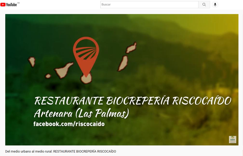 Del medio urbano al medio rural: RESTAURANTE BIOCREPERÍA RISCOCAÍDO