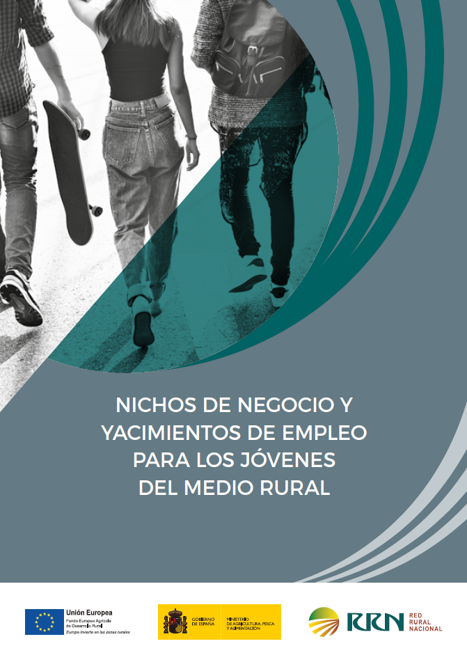 Portada de documento "Nichos de negocio y yacimientos de empleo para los jóvenes del medio rural"