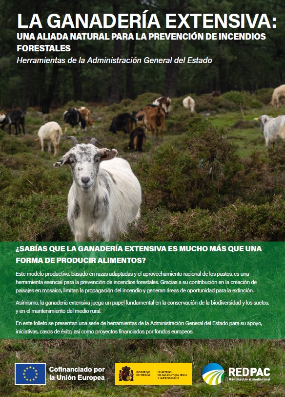 Folleto: Ganadería extensiva y la prevención de incendios
