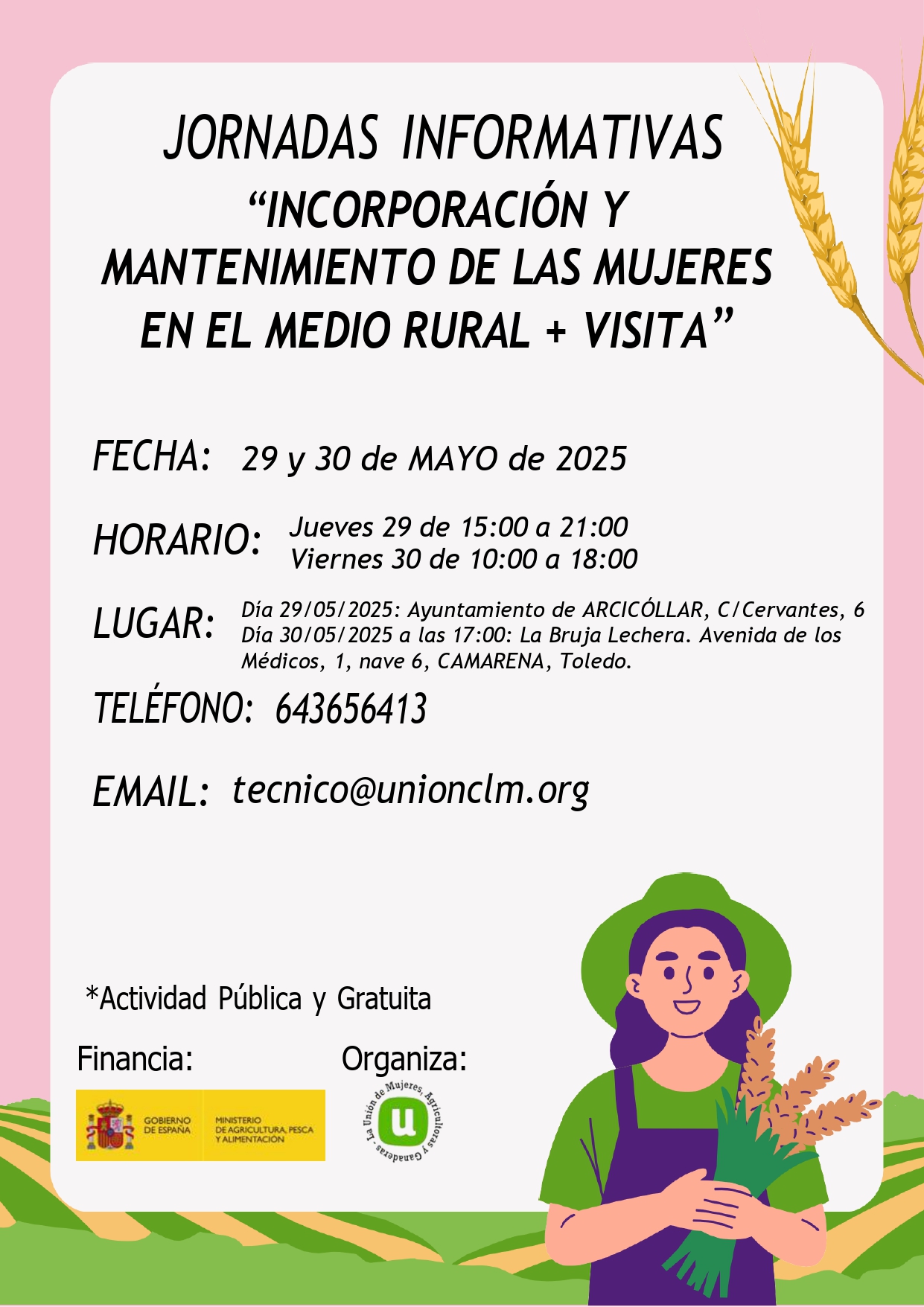 Cartel informativo A-19