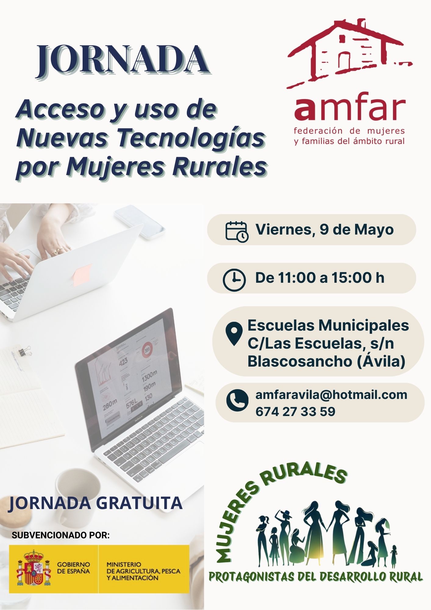 “ACCESO Y USO DE NUEVAS TECNOLOGÍAS POR MUJERES RURALES”