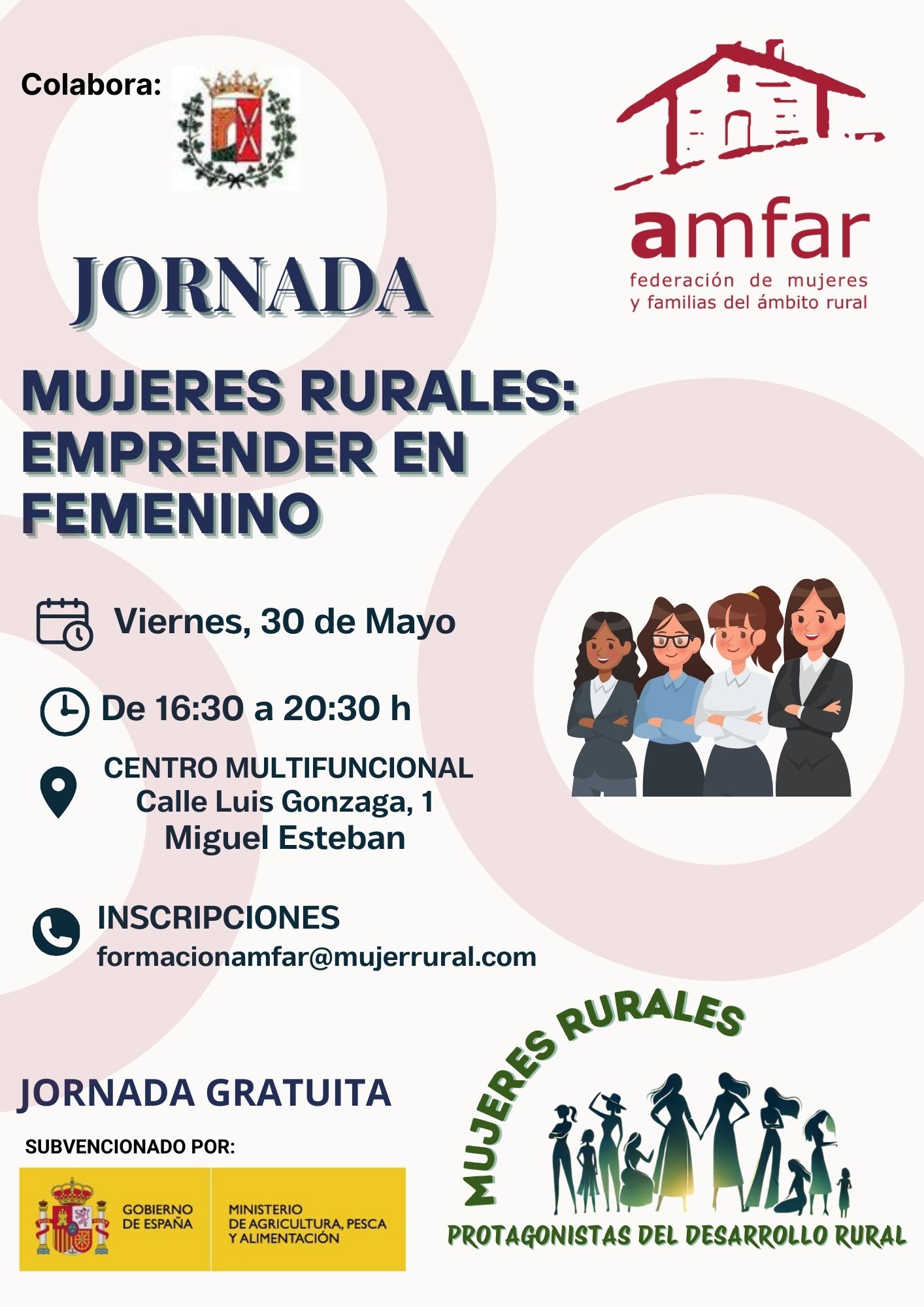 CONFERENCIA AMFAR “MULLERES RURAIS: EMPRENDEMENTO FEMININO”