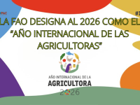 La “Organización de las Naciones Unidas para la Alimentación y la Agricultura” (FAO) designa el 2026 como “Año Internacional de la Agricultora”