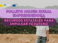 La Red PAC publica un folleto divulgativo que reúne recursos para impulsar el emprendimiento de las mujeres rurales